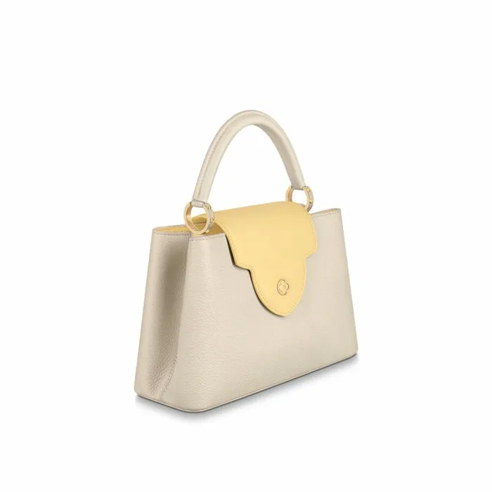 Women Capucines Bag Louis Vuitton Louis Vuitton M59883 Capucines MM Cream 8211 Louis Vuitton Handbag Store