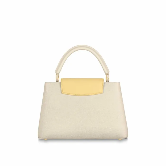 Women Capucines Bag Louis Vuitton Louis Vuitton M59883 Capucines MM Cream 8211 Louis Vuitton Handbag Store