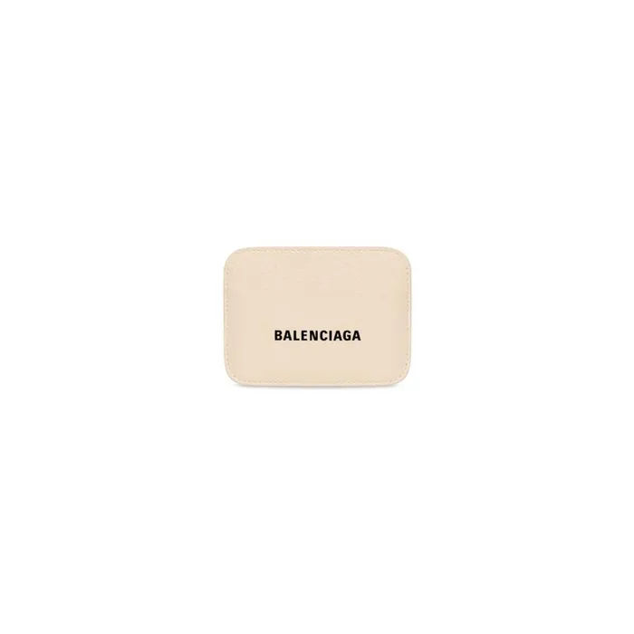 Women Card Holders Balenciaga Cash Card Holder In Sand