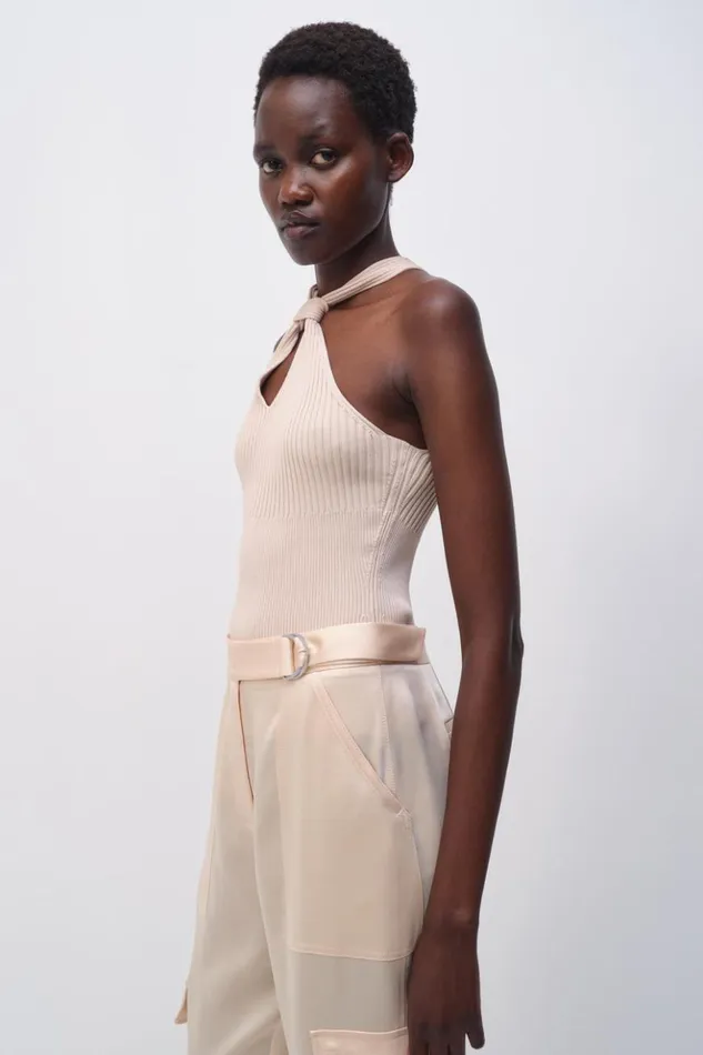 Women Carolina Pant Blush Jonathan Simkhai Pants and Bottoms