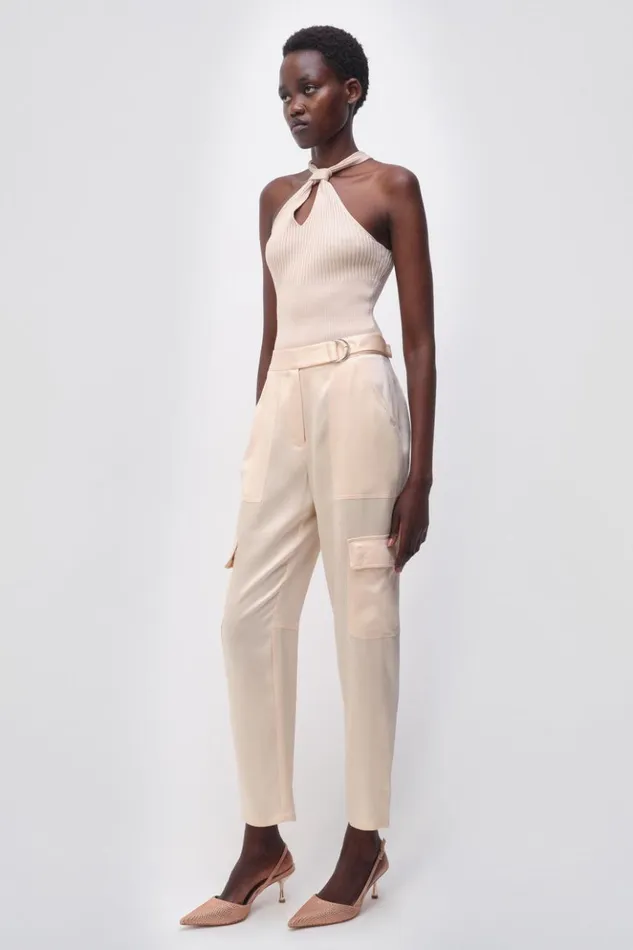 Women Carolina Pant Blush Jonathan Simkhai Pants and Bottoms