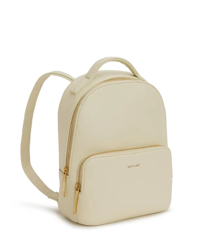 Women Carosm Small Vegan Backpack 8211 Loom Tapioca Matt and Nat Backpacks