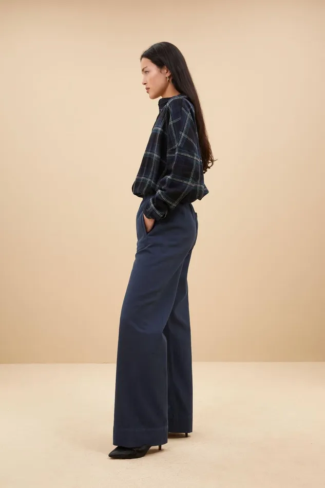 Women Check Blouse Dark Green Bybar Blouses Women Check Blouse Dark Green Bybar Blouses