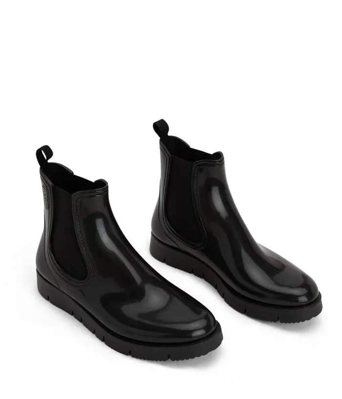 Women Chelz Vegan Rain Boots Blkblk Matt and Nat Boots