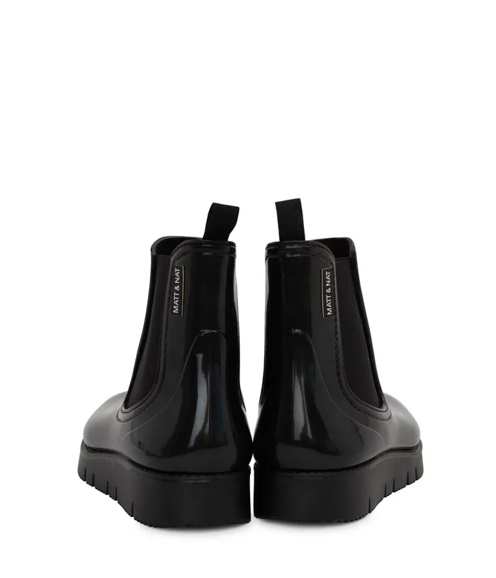 Women Chelz Vegan Rain Boots Blkblk Matt and Nat Boots