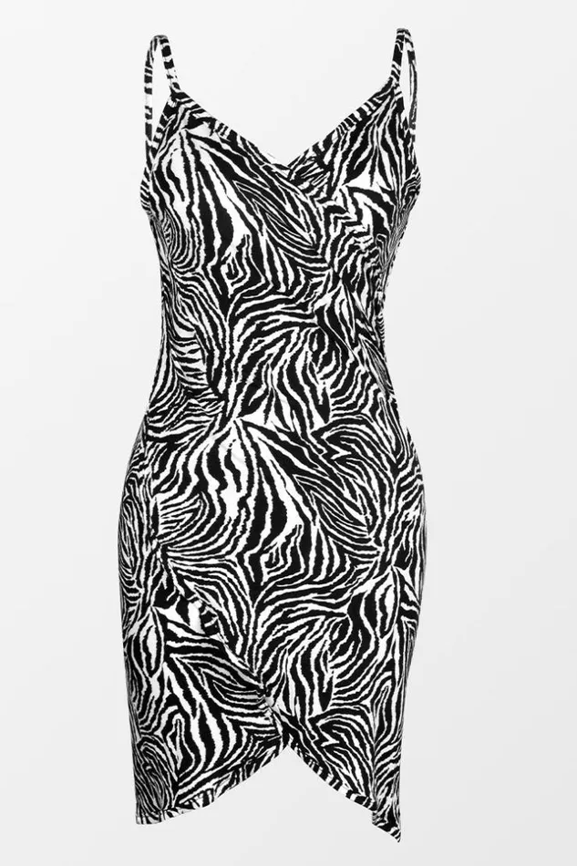 Women Cover Up Dresses Cupshe Carli Vneck Thin Straps Backless Zebra Cover Up Multicolor