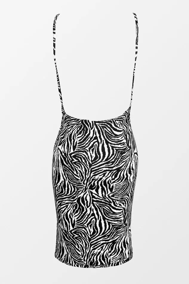 Women Cover Up Dresses Cupshe Carli Vneck Thin Straps Backless Zebra Cover Up Multicolor