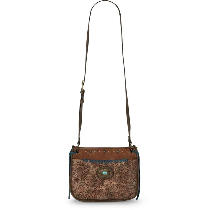 WOMEN Crossbody Bag Brown Justin Boots Purses and Bags