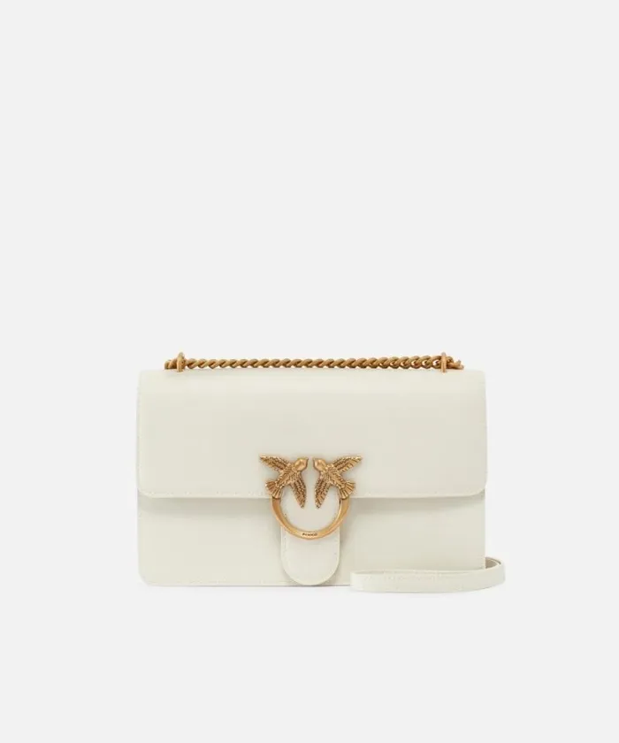 Women Crossbody Bags Pinko Classic Love Bag One Simply Whitewhiteantique Gold Women Crossbody Bags Pinko Classic Love Bag One Simply Whitewhiteantique Gold