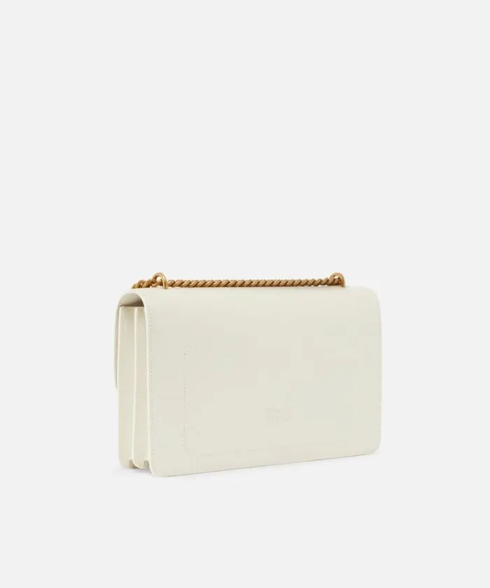 Women Crossbody Bags Pinko Classic Love Bag One Simply Whitewhiteantique Gold Women Crossbody Bags Pinko Classic Love Bag One Simply Whitewhiteantique Gold