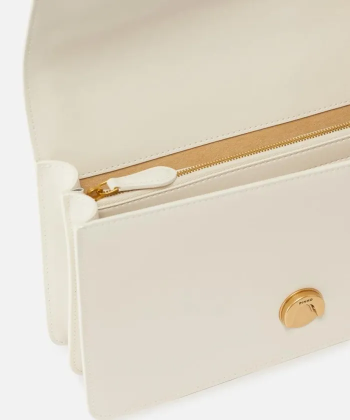 Women Crossbody Bags Pinko Classic Love Bag One Simply Whitewhiteantique Gold Women Crossbody Bags Pinko Classic Love Bag One Simply Whitewhiteantique Gold