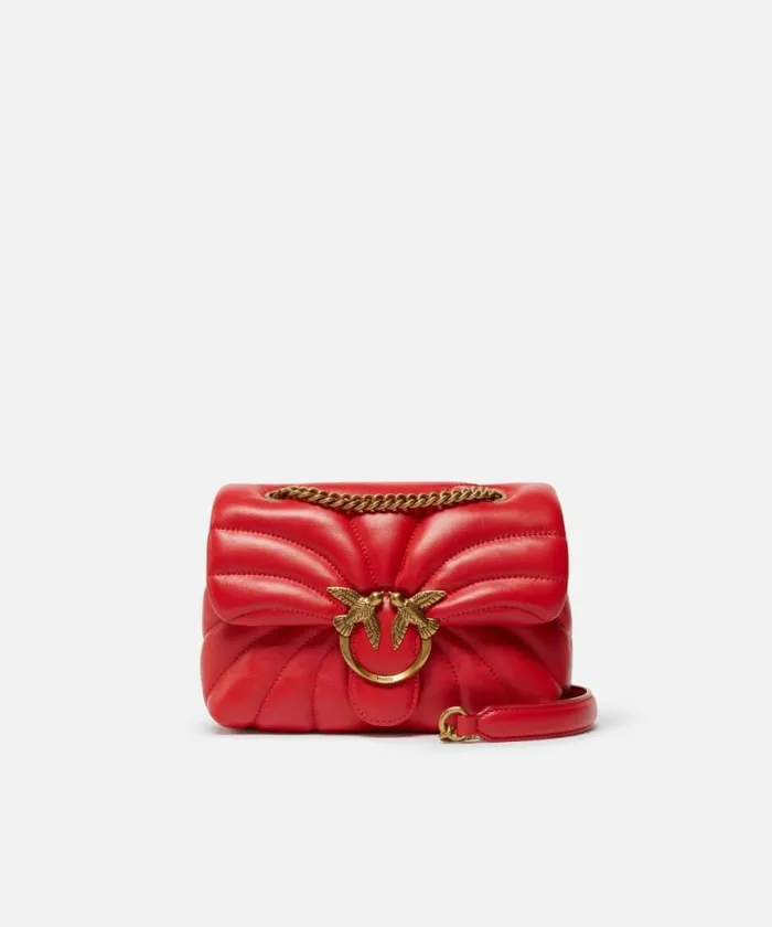 Women Crossbody Bags Pinko Love Bag Puff Butterfly Mini Nappa Leather Crossbody Bag Redantiquegold Women Crossbody Bags Pinko Love Bag Puff Butterfly Mini Nappa Leather Crossbody Bag Redantiquegold