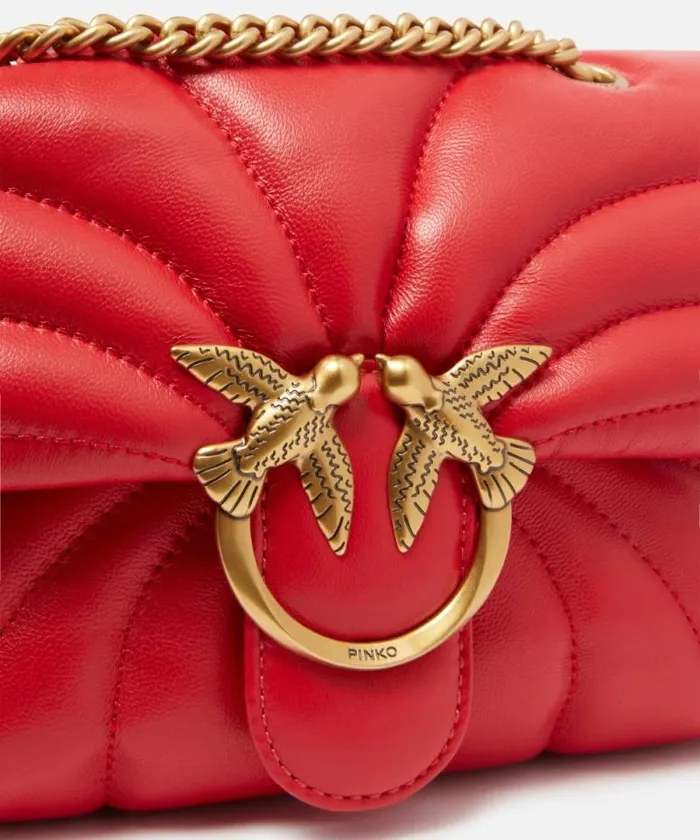 Women Crossbody Bags Pinko Love Bag Puff Butterfly Mini Nappa Leather Crossbody Bag Redantiquegold Women Crossbody Bags Pinko Love Bag Puff Butterfly Mini Nappa Leather Crossbody Bag Redantiquegold
