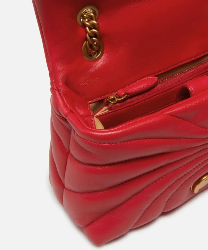 Women Crossbody Bags Pinko Love Bag Puff Butterfly Mini Nappa Leather Crossbody Bag Redantiquegold Women Crossbody Bags Pinko Love Bag Puff Butterfly Mini Nappa Leather Crossbody Bag Redantiquegold