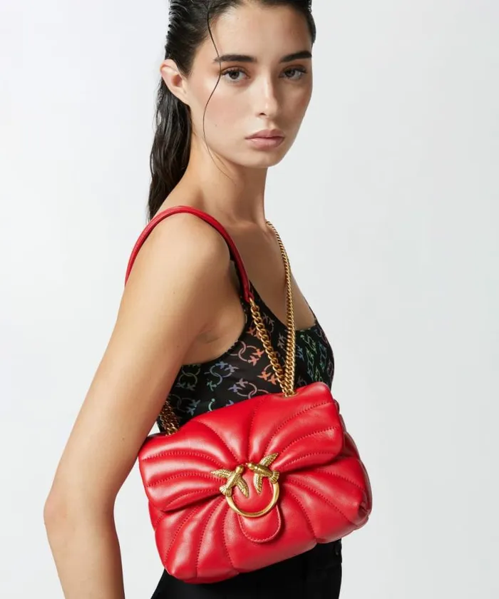 Women Crossbody Bags Pinko Love Bag Puff Butterfly Mini Nappa Leather Crossbody Bag Redantiquegold Women Crossbody Bags Pinko Love Bag Puff Butterfly Mini Nappa Leather Crossbody Bag Redantiquegold