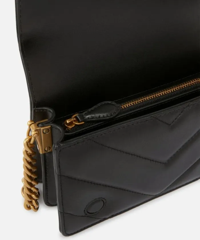 Women Crossbody Bags Pinko MiniLove Bag Click Big Chevron Blackantique Gold Women Crossbody Bags Pinko MiniLove Bag Click Big Chevron Blackantique Gold