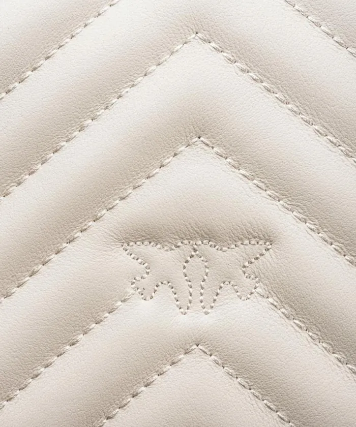 Women Crossbody Bags Pinko Mini Love Bag One Chevron Whitewhiteantique Gold Women Crossbody Bags Pinko Mini Love Bag One Chevron Whitewhiteantique Gold