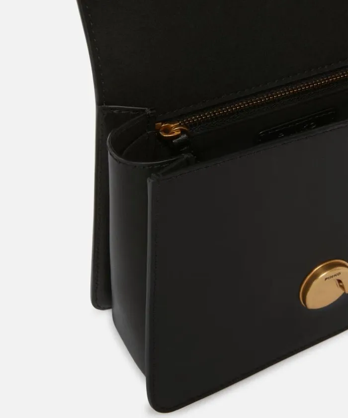 Women Crossbody Bags Pinko Mini Love Bag One Top Handle Light Simply Blackantique Gold Women Crossbody Bags Pinko Mini Love Bag One Top Handle Light Simply Blackantique Gold