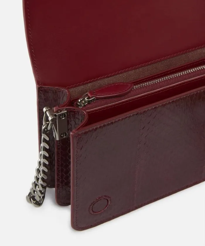 Women Crossbody Bags Pinko PINKO Galleria Mini Love Bag Crossbody Bag In Shiny Reptile Skin Cordovan Tanold Silver Women Crossbody Bags Pinko PINKO Galleria Mini Love Bag Crossbody Bag In Shiny Reptile Skin Cordovan Tanold Silver