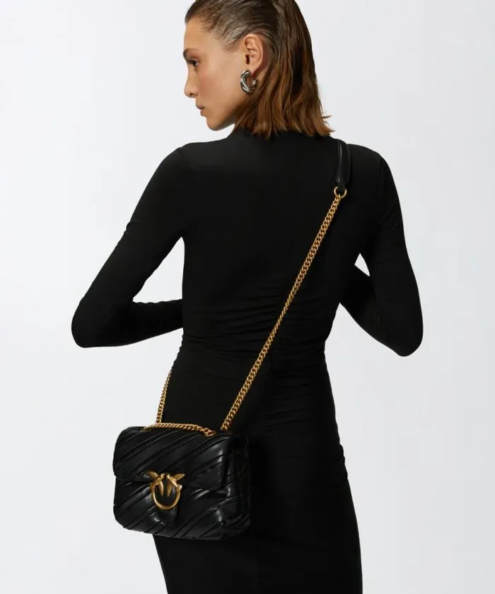 Women Crossbody Bags Pinko Small Leathereffect Mini Love Bag Puff Crossbody Bag Blackantique Gold Women Crossbody Bags Pinko Small Leathereffect Mini Love Bag Puff Crossbody Bag Blackantique Gold