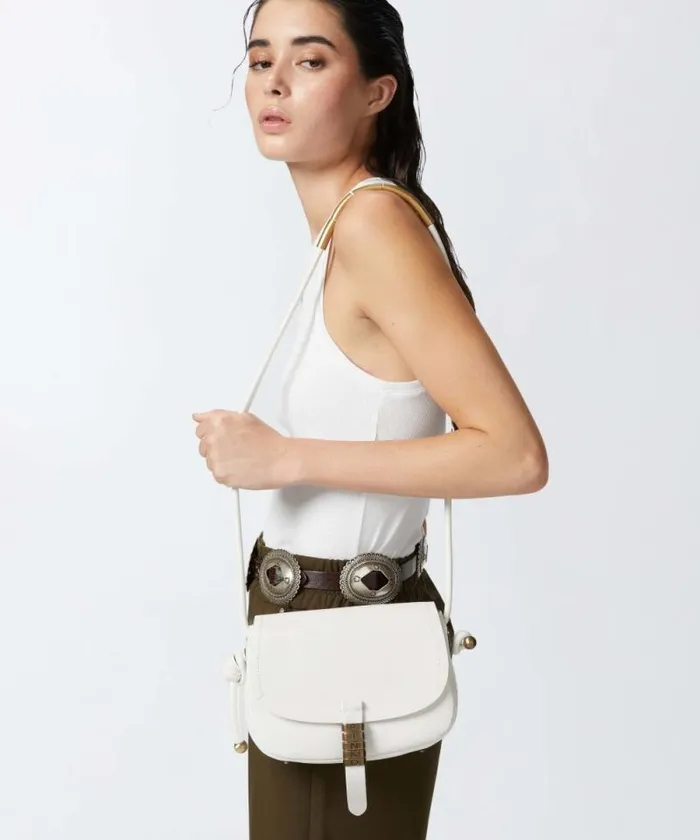 Women Crossbody Bags Pinko Soft Leather Crossbody Bag Whitewhiteantique Gold Women Crossbody Bags Pinko Soft Leather Crossbody Bag Whitewhiteantique Gold