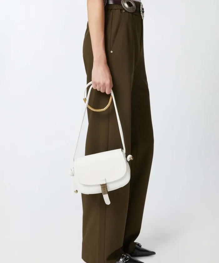 Women Crossbody Bags Pinko Soft Leather Crossbody Bag Whitewhiteantique Gold Women Crossbody Bags Pinko Soft Leather Crossbody Bag Whitewhiteantique Gold