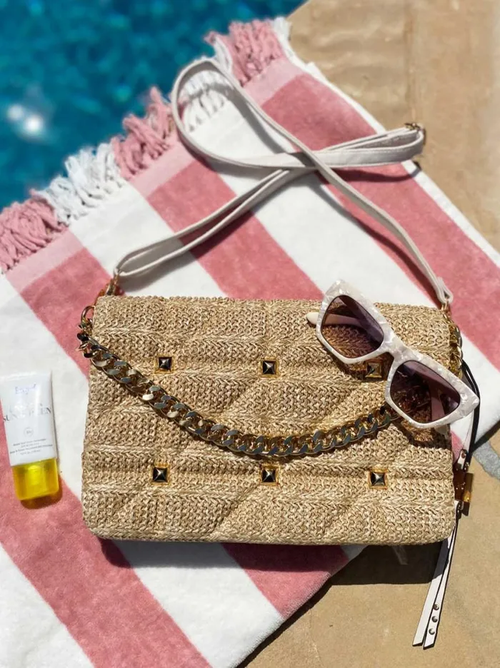 Women Crossbody Jessica Simpson Lexi Crossbody In Straw Natural