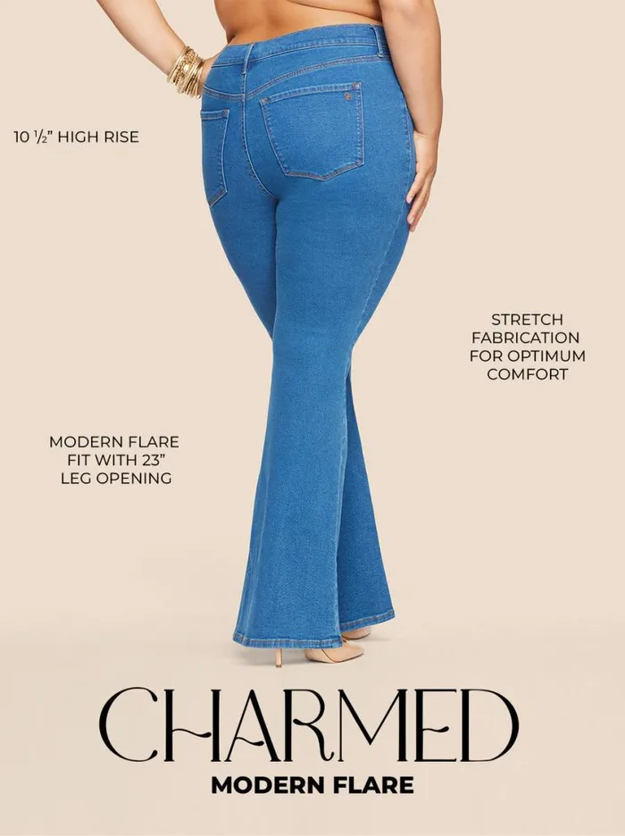 Women Denim Jessica Simpson Charmed Flare In Fade Away
