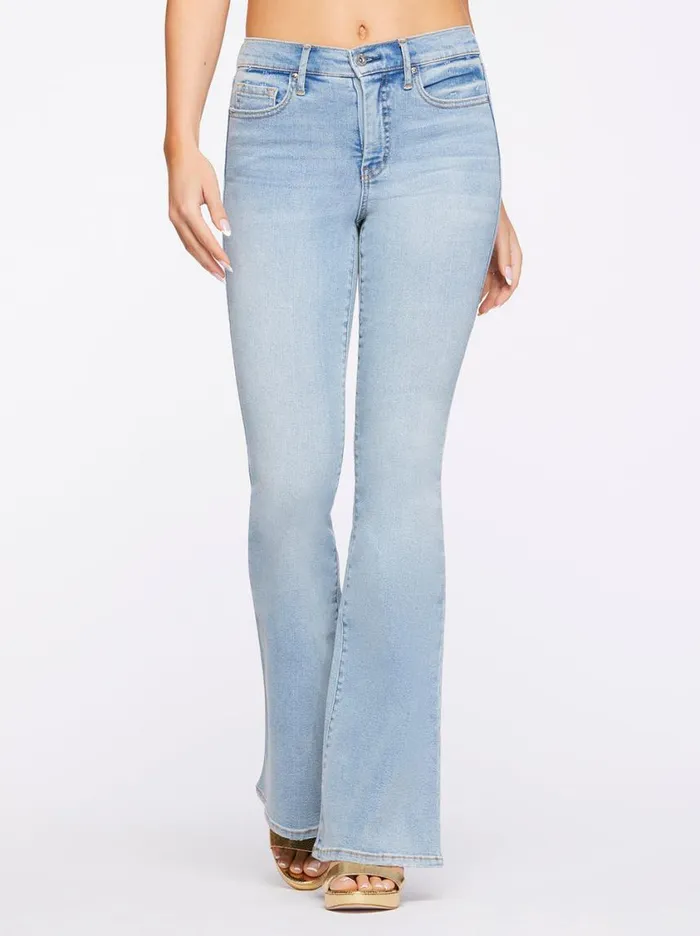Women Denim Jessica Simpson Charmed Flare In Fade Away