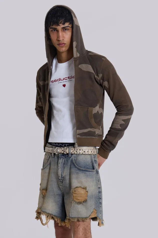 Women Dirty Bleach Revenge Jorts Jaded London Jeans