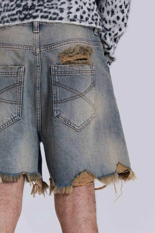 Women Dirty Bleach Revenge Jorts Jaded London Jeans