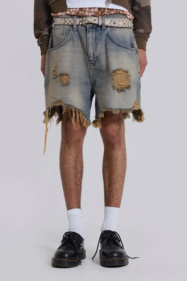 Women Dirty Bleach Revenge Jorts Jaded London Jeans