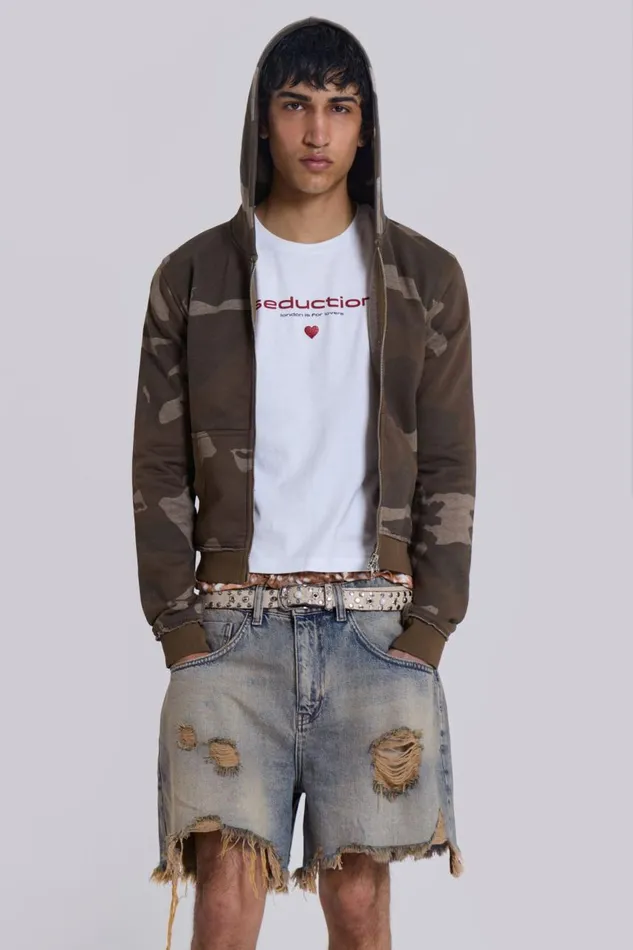 Women Dirty Bleach Revenge Jorts Jaded London Jeans