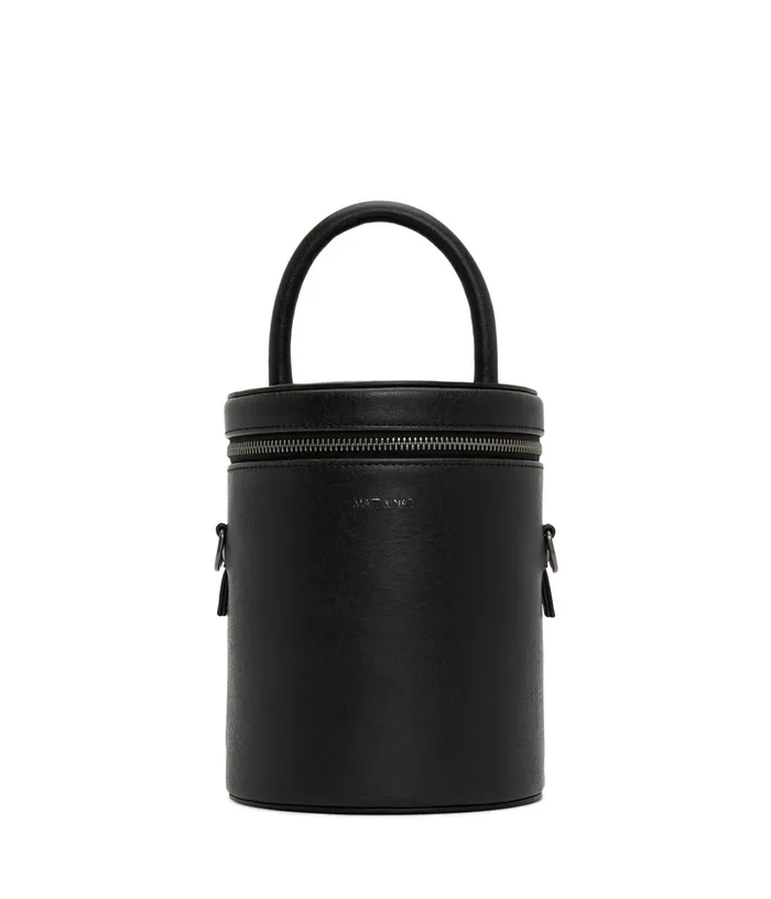 Women Dov Vegan Crossbody Bag 8211 Vintage Black Matt and Nat Crossbody