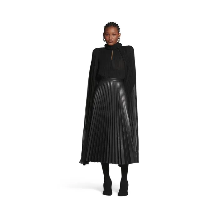 Women Dresses and Skirts Balenciaga Pleated Skirt In Black
