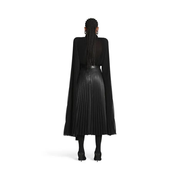 Women Dresses and Skirts Balenciaga Pleated Skirt In Black