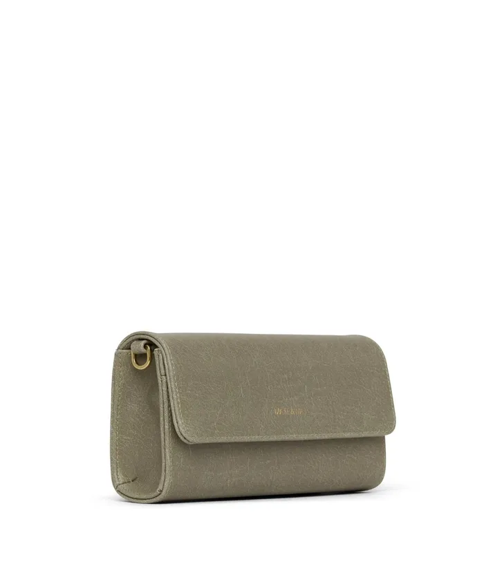 Women Drewmed Vegan Crossbody Bag 8211 Vintage Sage Matt and Nat Cell Phone Holders