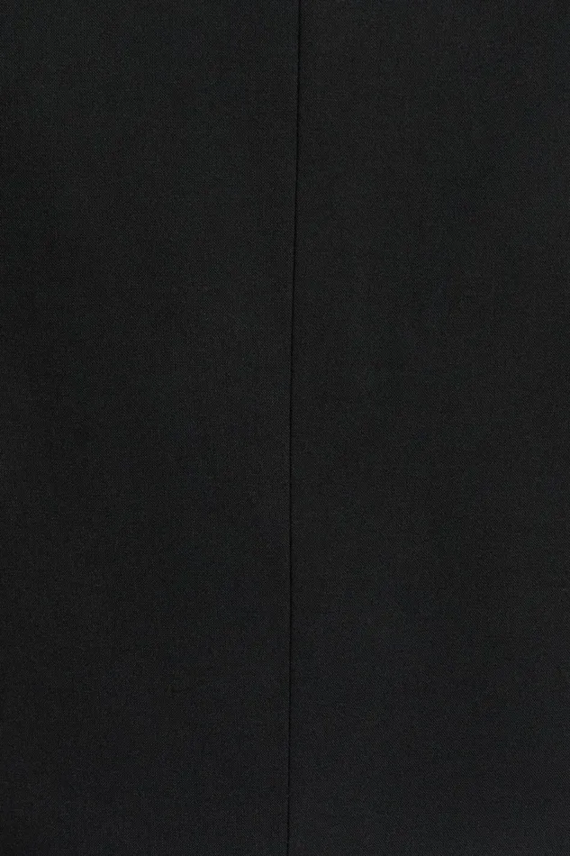 Women Dynamite Blazers and Vests Millie Tailored Button Vest Black