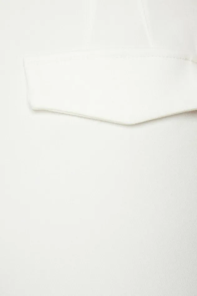 Women Dynamite Pants Kendall Slim Side Zip Pants White