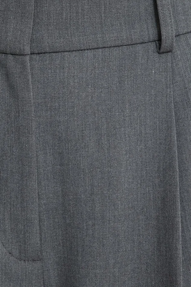 Women Dynamite Pants Sofia Pleated Straight Leg Pants Gray