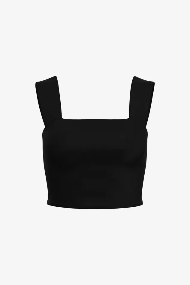 Women Dynamite Tops Lota Sculpt Tank Top Black