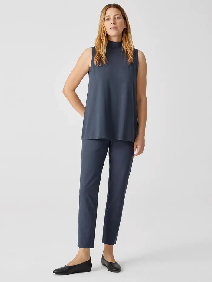 Women Eileen Fisher Pants Shorts and Jumpsuits Washable Stretch Crepe High Waisted Pant Ocean Women Eileen Fisher Pants Shorts and Jumpsuits Washable Stretch Crepe High Waisted Pant Ocean
