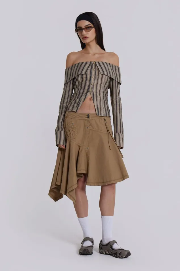 Women Emra Off The Shoulder Shirt Jaded London Bandeau Tops