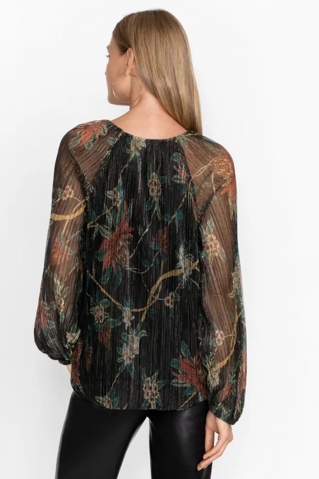 Women Evelina Metallic Blouse Multi Johnny Was Tops Women Evelina Metallic Blouse Multi Johnny Was Tops