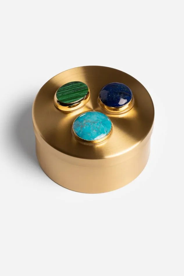 Women GEMSTONE TRINKET BOX Gold Johnny Was Jewelry Women GEMSTONE TRINKET BOX Gold Johnny Was Jewelry
