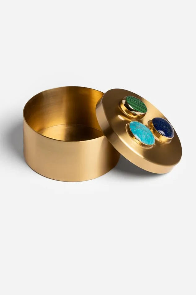 Women GEMSTONE TRINKET BOX Gold Johnny Was Jewelry Women GEMSTONE TRINKET BOX Gold Johnny Was Jewelry