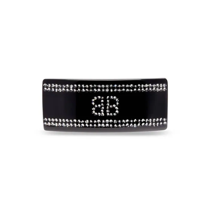 Women Hair Accessories Balenciaga Holli Hair Clip In Black