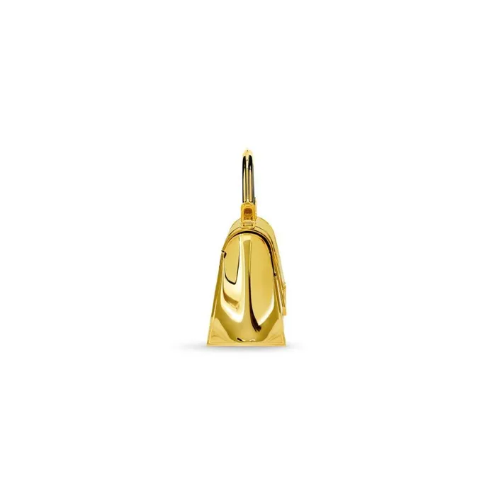 Women Handbags Balenciaga Hourglass Metal Xs Handbag In Gold