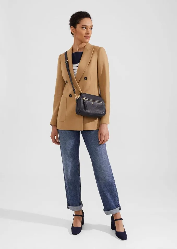 Women HOBBS Bags Carlton Cross Body Bag Navy