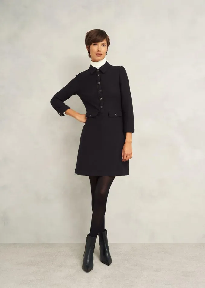 Women HOBBS Dresses and Jumpsuits Adelia Ponte Dress Black